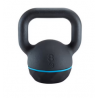 Kettlebell de musculation en fonte et base caoutchouc - 12 kg